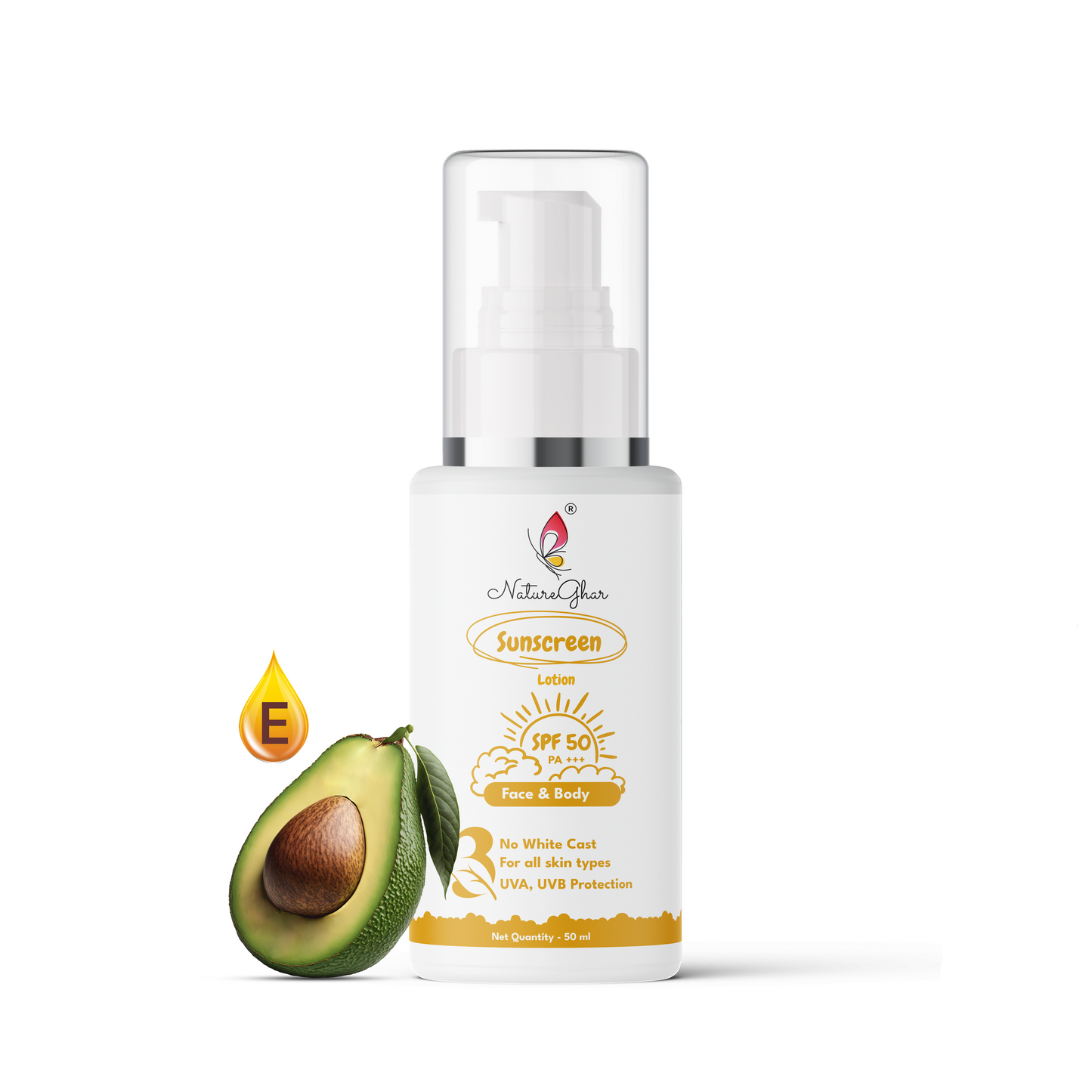 Sunscreen with SPF 50 - 50ml